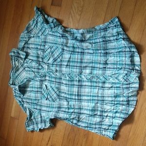 Cato brand plaid shirt.